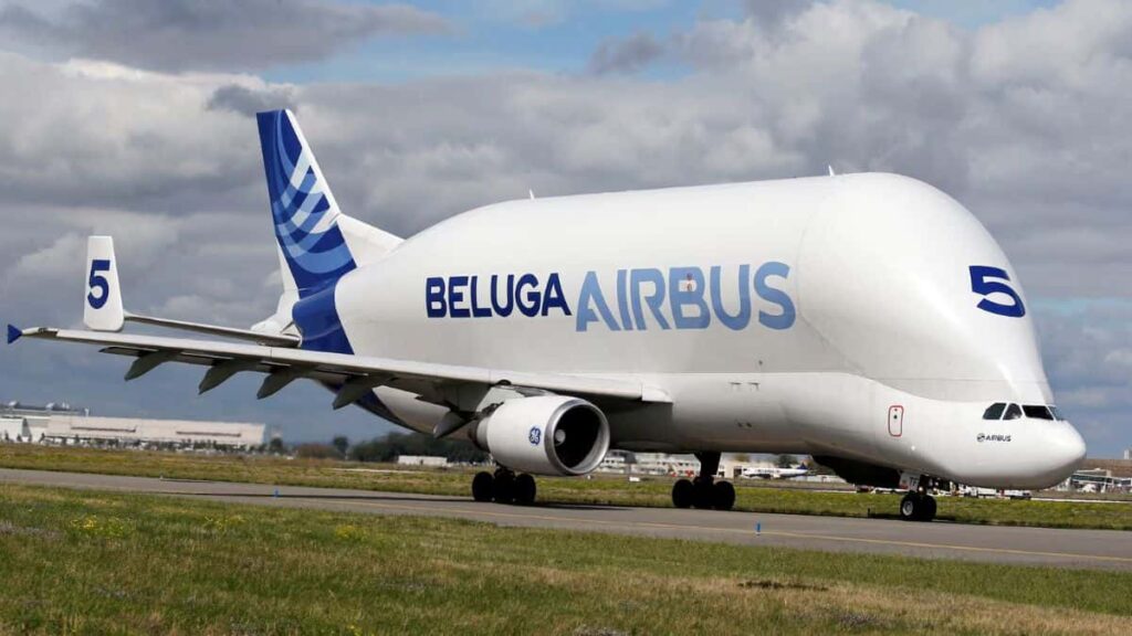 Airbus Beluga XL aircraft lands in Kolkata airport