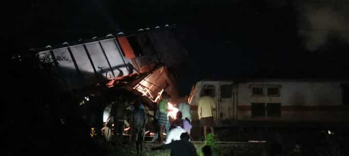 Express train collides with goods train in Tamil Nadu, fire breaks out in two coaches; several injured