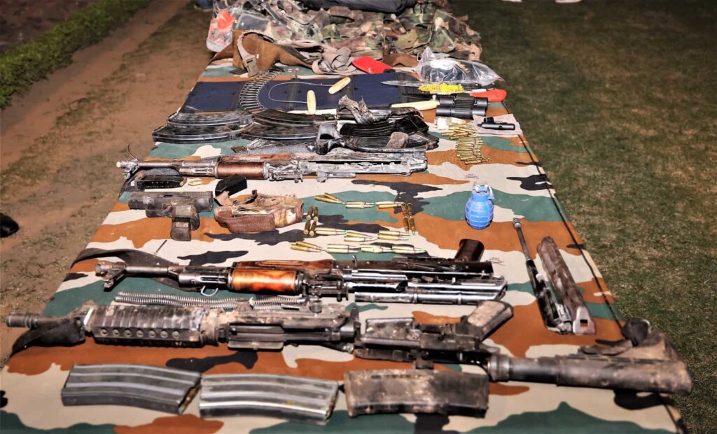 Jammu and Kashmir: Huge cache of arms, ammunition recovered from Akhnoor operation site; one arrested