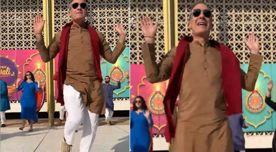 Watch: US envoy Garcetti shakes a leg on 'Tauba, Tauba' during Diwali celebrations