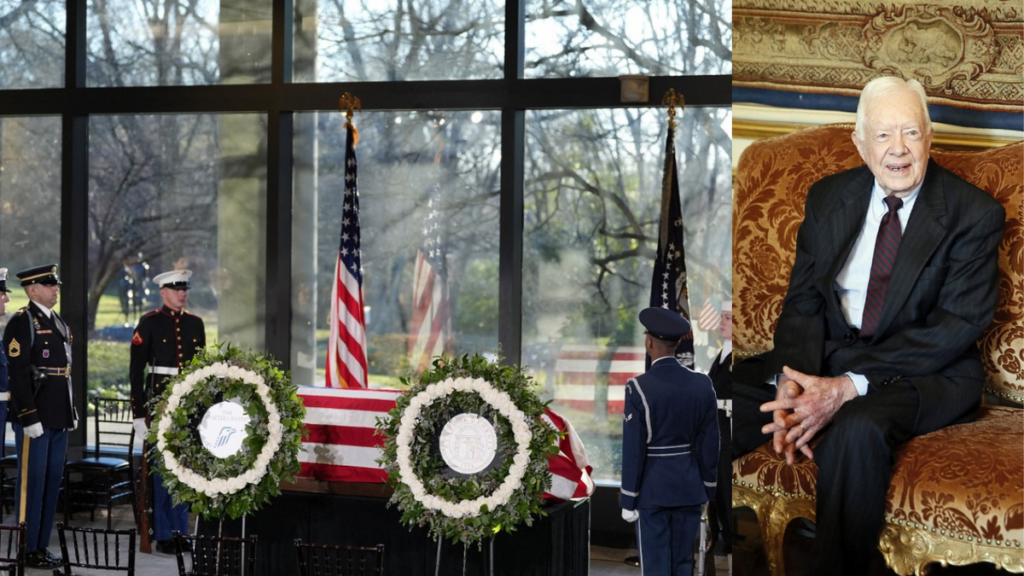 US bids farewell to its longest-living former president