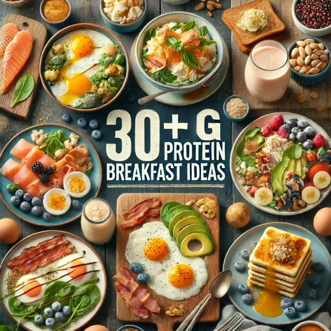 30 Gram+ Protein Breakfast Ideas For Working People