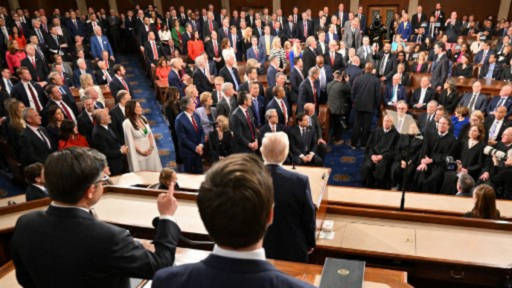 'America is back,' Trump says during address to joint session of Congress