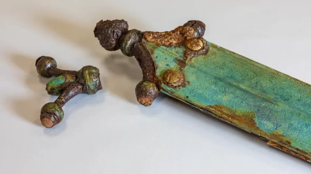 2,300-year-old mysterious sword with 'Swastika' symbol discovered in France