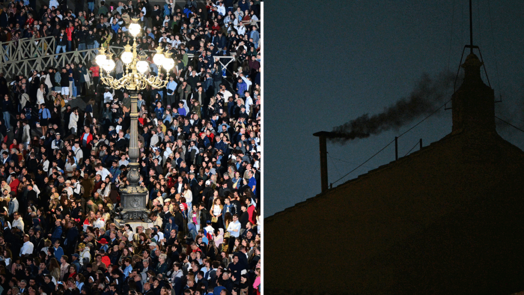Black smoke emerges as cardinals fail to elect new pope on day one of secret conclave: What happens next?